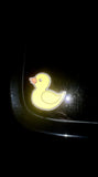Reflective Duck Decal for Jeep | 3 inch | 2 Decals Included | Hi-viz Yellow Reflective ELG