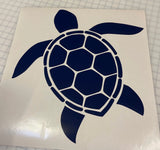Sea Turtle Hood Decal for Jeep | Matte Black, Gloss Black, White, Silver, Red, Pink, Turquoise, Yellow