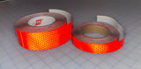 Oralite V92 Reflective Tape - Red - 1” and 2” wide by the foot