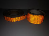 Oralite V92 Reflective Tape - Orange - 1” and 2” wide by the foot