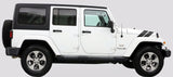 Fender Hash Marks Decal | Jeep Wrangler | Customizable with Knifeless Tape | 2" 3" and 4" widths | 5 Colors