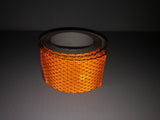 Oralite V92 Reflective Tape - Orange - 1” and 2” wide by the foot