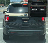 Reflective Shadow Chevron Panel | 1 inch or 2 inch pieces | White, Black