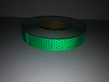 Oralite V92 Reflective Tape - Green - 1” and 2” wide by the foot