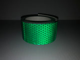 Oralite V92 Reflective Tape - Green - 1” and 2” wide by the foot