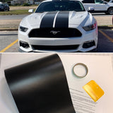 10” Vinyl Racing Stripes Kit - Ford Mustang - DIY - 30' or 36' long - Black, Matte Black, Silver, White, Red