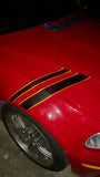 Reflective Red Pinstripes - 1/8 in. width - 24 ft - Engineer Grade Reflective