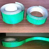 Oralite V98 Reflective Tape - Green - 1" and 2" by the foot