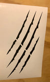 Monster Claw Scratch Vinyl Decal for Vehicle Headlight | 6 Colors