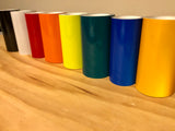 Reflective Tape by the foot | 6" wide | Engineer Grade Nikkalite High-Visibility Material | 8 Colors