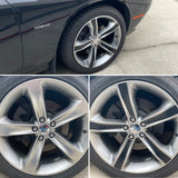 Vinyl Wheel Overlays for Dodge Challenger 2015-2019 | Gloss Black, Matte Black, White, Silver, Red, Pink, Yellow, Turquoise