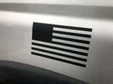 American Flag Vinyl Vehicle Decal | 2 Stickers | 6 in. x 3.5 in. | 6 Colors