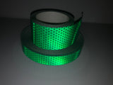 Oralite V92 Reflective Tape - Green - 1” and 2” wide by the foot