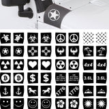 Specialty Design Vinyl Graphic Decals for Jeep JK Cowl | Set of 2 | 24 Designs | 4 Colors