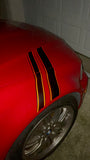 Reflective Red Pinstripes - 1/8 in. width - 24 ft - Engineer Grade Reflective