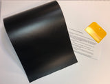 10" Vinyl Racing Stripes Kit - Matte Black - DIY - 30' or 36' long - plus Red Pinstripes