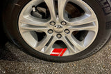 Reflective Wheel Hash Mark Decals - Dodge Durango - 6 Highly Reflective Stickers - Engineer Grade Reflective Decals - red, white, black, yellow, blue, green, gold, orange