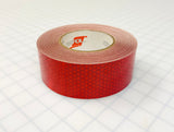 Oralite V92 Reflective Tape - Red - 1” and 2” wide by the foot
