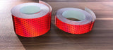 Oralite V98 Reflective Tape - Red - 1" and 2" by the foot