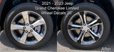 Vinyl Wheel Blackout Overlays for Jeep Grand Cherokee Limited 2021-2023 20" Wheels WITH REVEAL | 8 Colors