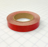 Oralite V92 Reflective Tape - Red - 1” and 2” wide by the foot