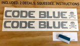 Custom Windshield Text Decal for Jeep | 2 Decals Included | 8 Colors | Free Squeegee