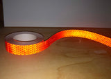 Oralite V98 Reflective Tape - Orange - 1" and 2" by the foot