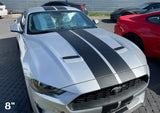 8" Vinyl Racing Stripes Kit - Ford Mustang - DIY - 30' or 36' long - Black, Matte Black, Silver, White, Red