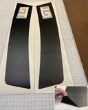 GT Cutout Hood Stripes for Ford Mustang 1999-2004 | Gloss Black, Matte Black, White, Silver, Red, Pink, Yellow, Turquoise