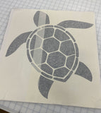 Sea Turtle Hood Decal for Jeep | Matte Black, Gloss Black, White, Silver, Red, Pink, Turquoise, Yellow