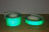 Oralite V98 Reflective Tape - Green - 1" and 2" by the foot