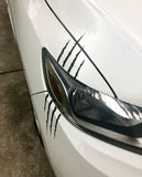 Monster Claw Scratch Vinyl Decal for Vehicle Headlight | 6 Colors