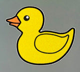 Reflective Duck Decal for Jeep | 3 inch | 2 Decals Included | Hi-viz Yellow Reflective ELG