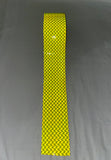 Reflective SEW ON Fire-Retardant Diamond Plate Trim | NFPA Lime | 3 inch | FTP-2575D | by the foot