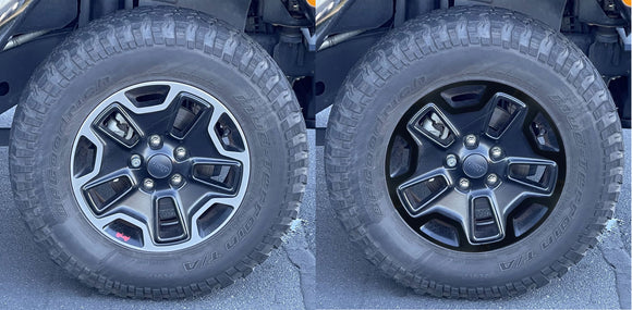 Vinyl Wheel Overlays for Jeep Wrangler Rubicon 2013-2019 - 17