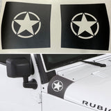 Specialty Design Vinyl Graphic Decals for Jeep JK Cowl | Set of 2 | 24 Designs | 4 Colors