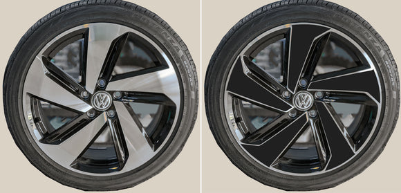 Vinyl Wheel Overlays for Volkswagen GTI MK7 Dallas 18
