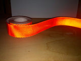 Oralite V98 Reflective Tape - Orange - 1" and 2" by the foot