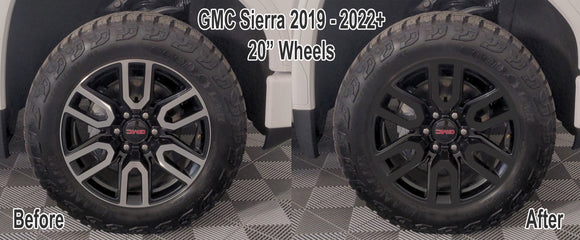 Vinyl Wheel Overlays for 2019-2022 GMC Sierra - 20