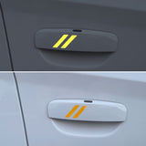 Reflective Hash Mark for Vehicle Door Handle | Engineer Grade Reflective | 8 Vivid Colors