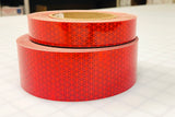 Oralite V92 Reflective Tape - Red - 1” and 2” wide by the foot