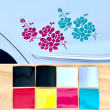 Floral Vehicle Body Graphic Decal | Set of 2 | 8 Colors