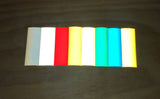Reflective Tape by the foot | 6" wide | Engineer Grade Nikkalite High-Visibility Material | 8 Colors