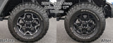 Vinyl Wheel Overlays for 2020-2023 Jeep Wrangler 4XE - 17" wheels | 8 Colors