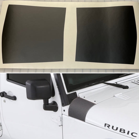 Cowl Vinyl Decal for Jeep JK | Set of 2 | 5 Colors
