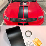 6" Vinyl Racing Stripes Kit - Ford Mustang - DIY - 30' or 36' long - Black, Matte Black, Silver, White, Red