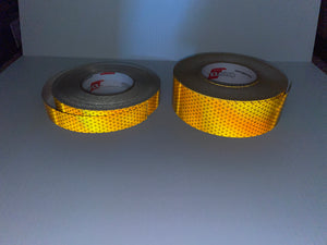 Oralite V92 Reflective Tape - Yellow - 1” and 2” wide by the foot
