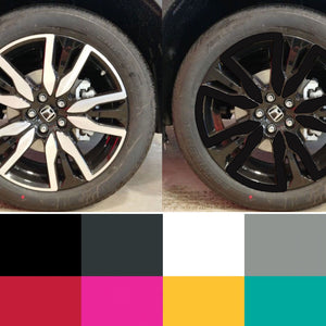 Wheel Blackout Vinyl Decals for Honda Pilot 2019-2021 | Gloss Black, Matte Black, White, Silver, Red, Pink, Yellow, Turquoise