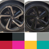 Vinyl Wheel Overlays for Honda Accord Sport 2018-2021 | Gloss Black, Matte Black, White, Silver, Red, Pink, Yellow, Turquoise