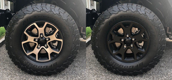 Vinyl Wheel Overlays for Jeep Wrangler Rubicon 2018-2022 - 17